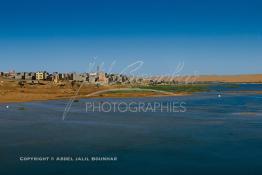 Image du Maroc Professionnelle de  Barrage de Laayoune sur la Sakia Al Hamra près de Laayoune 25 Mars 2006. (Photo / Abdeljalil Bounhar)

 